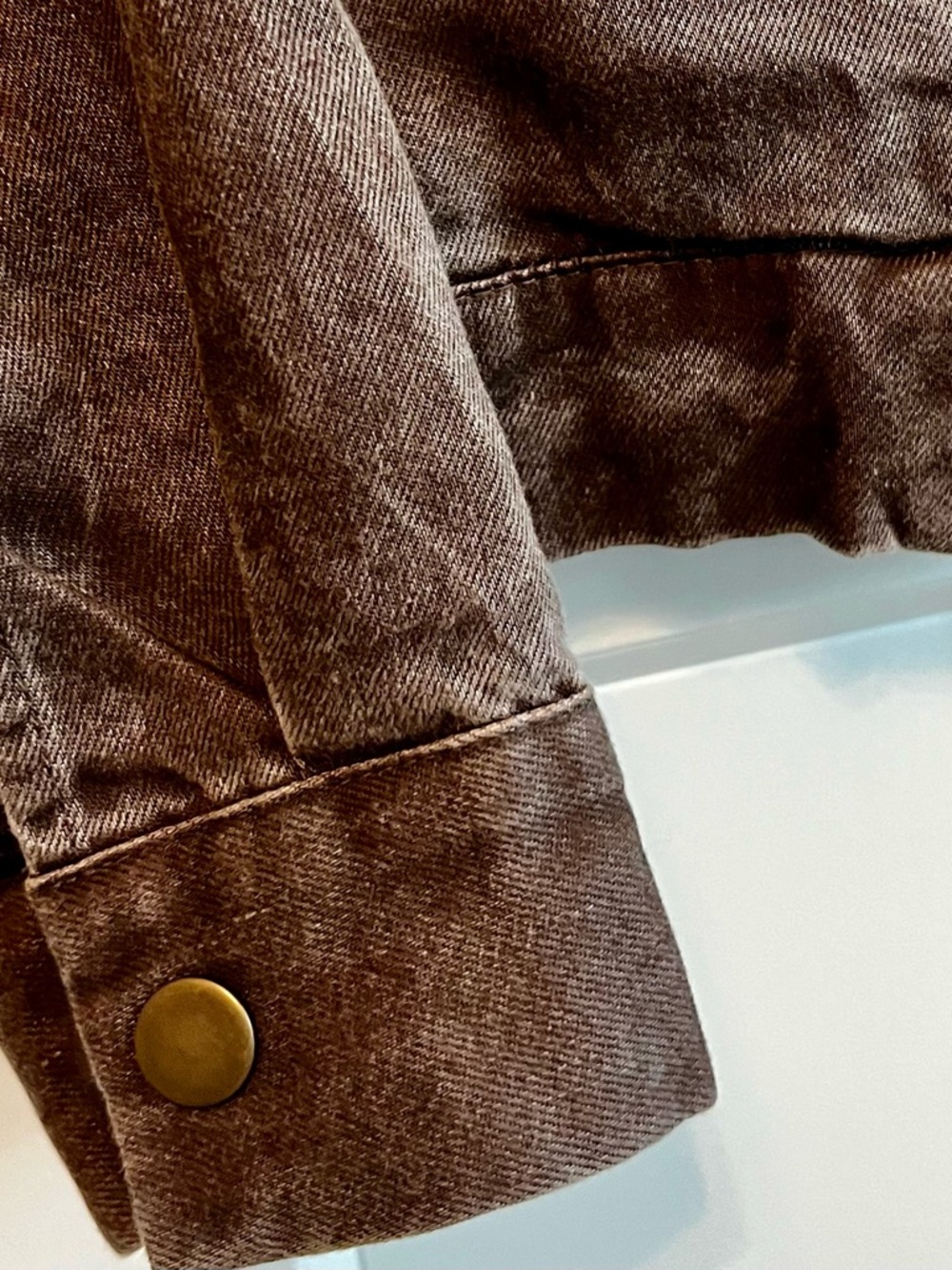 Jane and Delancey Brown Utility Zip-Front Jacket - Picture 4 of 4